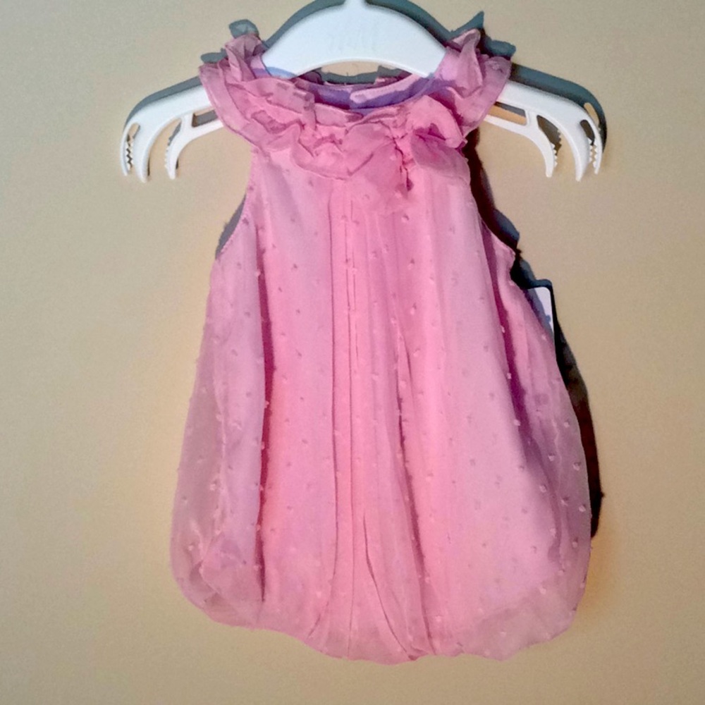 NWT Baby Essentials Dress Pink 6 mos